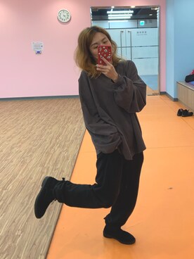 「素T」｜培333さん（レディース・153cm）の秋コーディネート