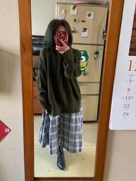 「skirt」｜「アイテム（ブーツ）」を使った、培333さん（レディース・153cm）の冬コーディネート