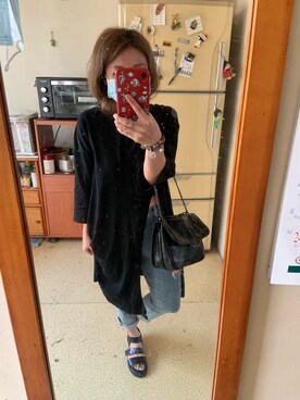 「handmade」｜「アイテム（サンダル）」を使った、培333さん（レディース・153cm）の春コーディネート