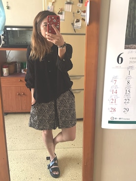 「skirt」｜「アイテム（アクセサリー）」を使った、培333さん（レディース・153cm）の夏コーディネート