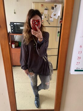 「PRIMARK（プライマーク）のアイテム（パンツ）」を使った、培333さん（レディース・153cm）の秋コーディネート