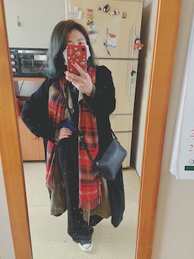 「cashmere」｜培333さん（レディース・153cm）の冬コーディネート