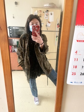 「Inside（インサイド）のアイテム」を使った、培333さん（レディース・153cm）の春コーディネート