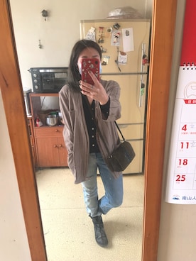 「PAOLA FERRI（パオラフェリー）のアイテム」を使った、培333さん（レディース・153cm）の春コーディネート