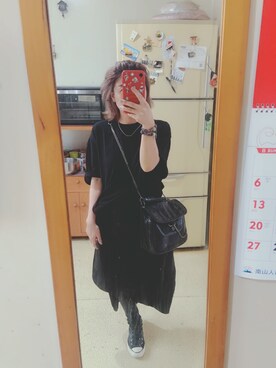 「oversize」｜「アイテム（その他トップス）」を使った、培333さん（レディース・153cm）の夏コーディネート