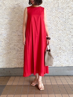 「red」｜「アイテム（アクセサリー）」を使った、ranranさん（レディース・163cm）の夏コーディネート