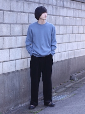 「green label relaxing（グリーンレーベルリラクシング）のアイテム」を使った、Kazuhiro Hamadaさん（メンズ・175cm）の秋コーディネート