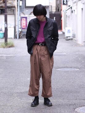 Kazuhiro Hamadaさん（メンズ・175cm）の秋コーディネート