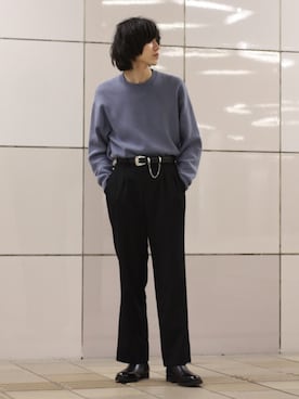 「サイドゴアブーツ」｜Kazuhiro Hamadaさん（メンズ・175cm・10代）の冬コーディネート