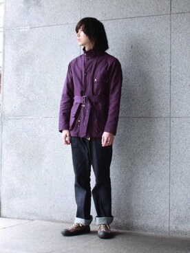 「ROTOL（ロトル）のアイテム（パンツ）」を使った、Kazuhiro Hamadaさん（メンズ・175cm）の春コーディネート