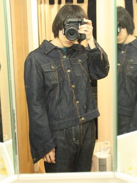 「ROTOL（ロトル）のアイテム（パンツ）」を使った、Kazuhiro Hamadaさん（メンズ・175cm）の春コーディネート