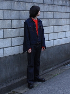 「ROTOL（ロトル）のアイテム（パンツ）」を使った、Kazuhiro Hamadaさん（メンズ・175cm）の春コーディネート