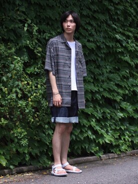 Kazuhiro Hamadaさん（メンズ・175cm）の夏コーディネート