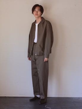 「saby（サバイ）のアイテム（ジャケット/アウター）」を使った、Kazuhiro Hamadaさん（メンズ・175cm）の秋コーディネート