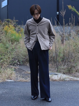 「DELICIOUS（デリシャス）のアイテム」を使った、Kazuhiro Hamadaさん（メンズ・175cm）の秋コーディネート