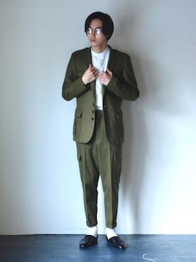 「APOCRYPHA.（アポクリファ）のアイテム（ジャケット/アウター）」を使った、Kazuhiro Hamadaさん（メンズ・175cm）の秋コーディネート