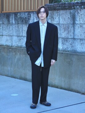 「APOCRYPHA.（アポクリファ）のアイテム（トップス）」を使った、Kazuhiro Hamadaさん（メンズ・175cm）の秋コーディネート