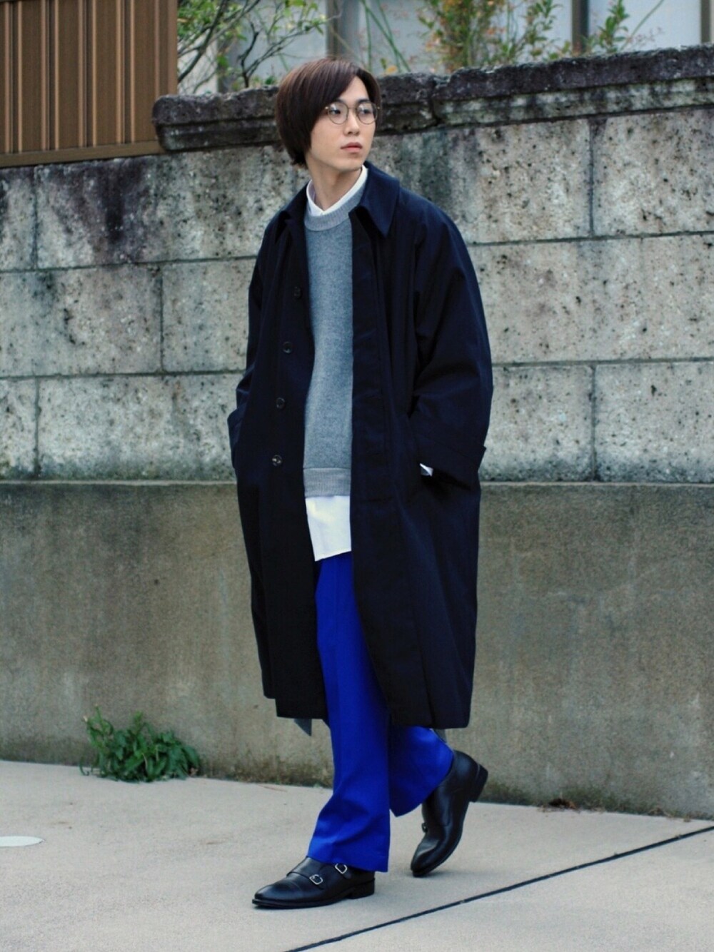 VICTIM / BIG KNIT VEST/ニットベスト/L/コットン/ブラック/無地/VTM-20-N-111 VICTIM（ヴィクティム）の「VICTIM ヴィクティム / BIG KNIT VEST