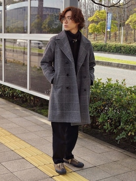 「saby（サバイ）のアイテム（ジャケット/アウター）」を使った、Kazuhiro Hamadaさん（メンズ・175cm）の冬コーディネート