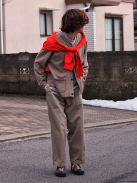 Kazuhiro Hamadaさん（メンズ・175cm）の冬コーディネート