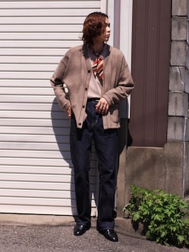 「DELICIOUS（デリシャス）のアイテム」を使った、Kazuhiro Hamadaさん（メンズ・175cm）の春コーディネート