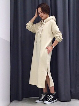 「Editt by YECCA VECCA（エディットバイイェッカヴェッカ）のアイテム」を使った、mihoさん（レディース・160cm）の秋コーディネート