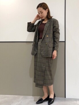 「YECCA VECCA（イェッカヴェッカ）のアイテム」を使った、mihoさん（レディース・160cm）の秋コーディネート