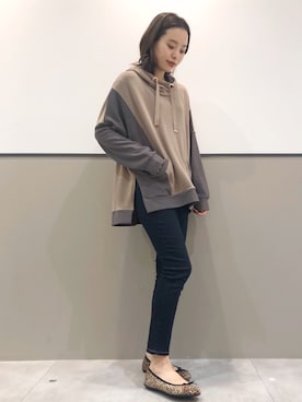 「Editt by YECCA VECCA（エディットバイイェッカヴェッカ）のアイテム」を使った、mihoさん（レディース・160cm）の秋コーディネート
