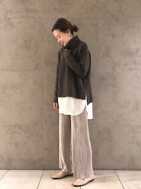 mihoさん（レディース・160cm）の冬コーディネート