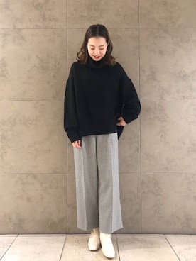 mihoさん(レディース・160cm)の冬コーディネート