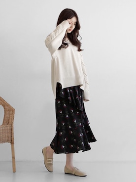 「韓国通販」｜SAPPUN(サプン公式)さん（レディース・168cm）の冬コーディネート