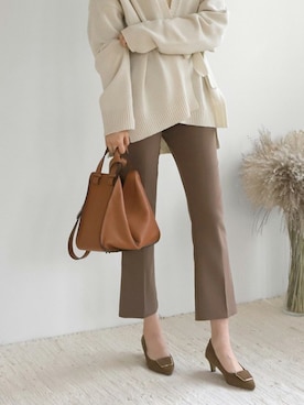 「SAPPUN（サプン）のアイテム」を使った、SAPPUN(サプン公式)さん（レディース・168cm）の冬コーディネート