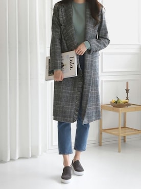 「SAPPUN（サプン）のアイテム」を使った、SAPPUN(サプン公式)さん（レディース・168cm）の冬コーディネート