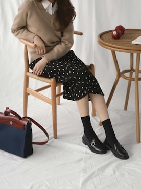 「SAPPUN（サプン）のアイテム」を使った、SAPPUN(サプン公式)さん（レディース・168cm）の冬コーディネート