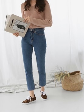 「アイテム（スニーカー、その他）」を使った、SAPPUN(サプン公式)さん（レディース・168cm）の冬コーディネート