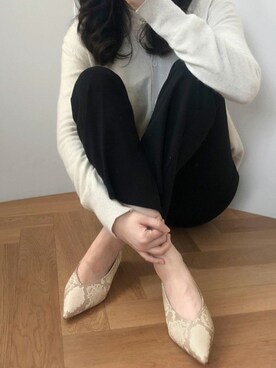 「SAPPUN（サプン）のアイテム」を使った、SAPPUN(サプン公式)さん（レディース・168cm）の冬コーディネート