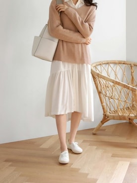 「SAPPUN（サプン）のアイテム」を使った、SAPPUN(サプン公式)さん（レディース・168cm）の春コーディネート