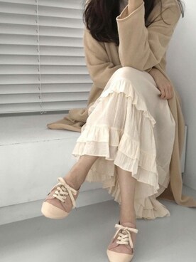 「SAPPUN（サプン）のアイテム」を使った、SAPPUN(サプン公式)さん（レディース・168cm）の春コーディネート