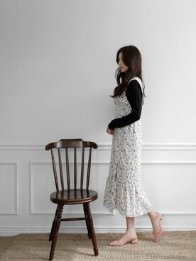 「SAPPUN（サプン）のアイテム」を使った、SAPPUN(サプン公式)さん（レディース・168cm）の春コーディネート