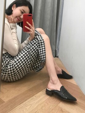 「平成最後のWEARISTAセンバツ」｜「アイテム（ローファー）」を使った、SAPPUN(サプン公式)さん（レディース・168cm）の春コーディネート
