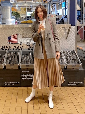 「SAPPUN（サプン）のアイテム」を使った、SAPPUN(サプン公式)さん（レディース・168cm）の秋コーディネート