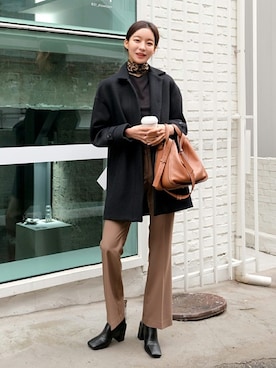 SAPPUN(サプン公式)さん（レディース・170cm）の冬コーディネート