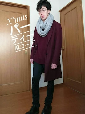 よっしー【yossy】 (相互フォロー)さん（メンズ・165cm）の冬コーディネート