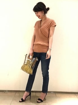 「Citizens of humanity（シチズンズオブヒューマニティー）のアイテム」を使った、Risakoさん（レディース・163cm）の春コーディネート
