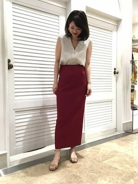 Risakoさん（レディース・163cm）の夏コーディネート