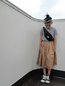 paguさん（キッズ・130cm）の夏コーディネート