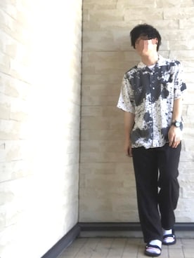 「JUNRED（ジュンレッド）のアイテム（レッグウェア）」を使った、しろ。さん（メンズ・167cm）の春コーディネート