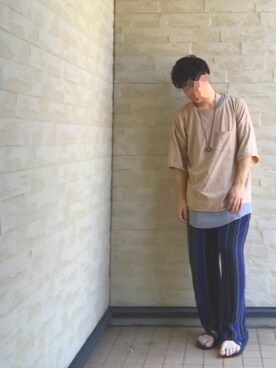 しろ。さん（メンズ・167cm）の春コーディネート