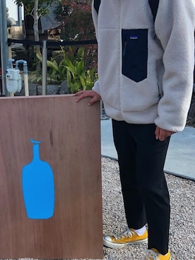 「bluebottlecoffee」｜yoneさん（メンズ・168cm）の冬コーディネート
