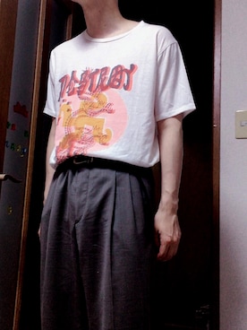 「SASQUATCHfabrix.（サスクワァッチファブリックス）のアイテム」を使った、まっちゃんさん（メンズ・173cm）の夏コーディネート